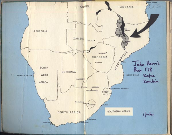 travel guide (Southern Africa) map travel guide (Southern Africa) map
