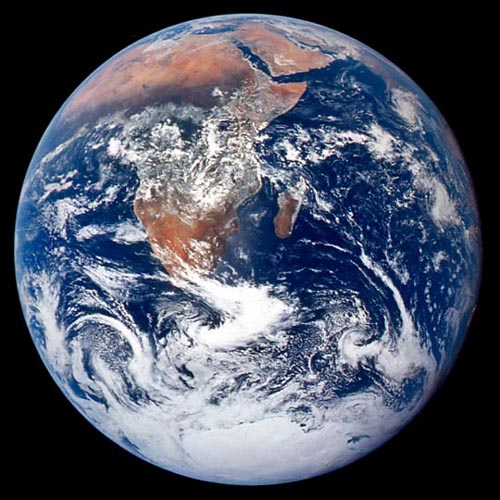 Photo of Africa from Apollo Photo of Africa from Apollo