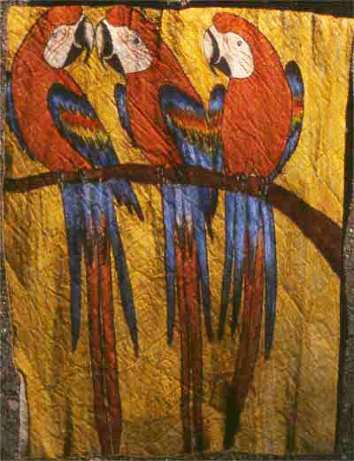 trio of macaws painting trio of macaws painting