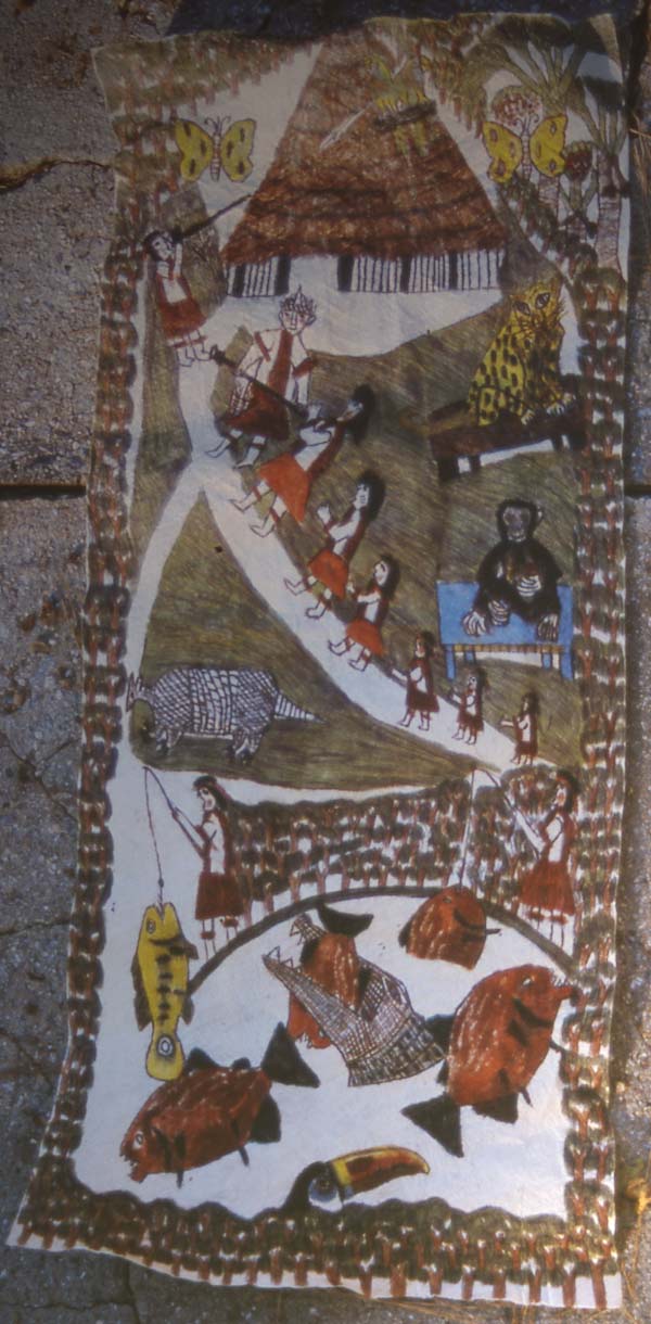 village life painting