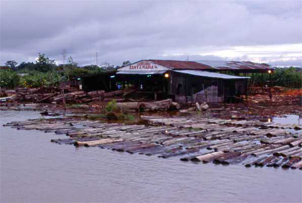 log raft photo