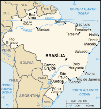 Brazil government map Brazil government map