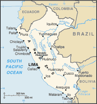 Peru government map Peru government map