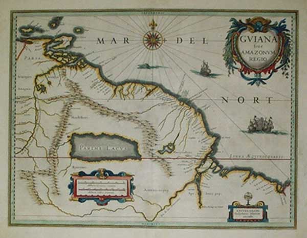 Hondius 1630 map Hondius 1630 map