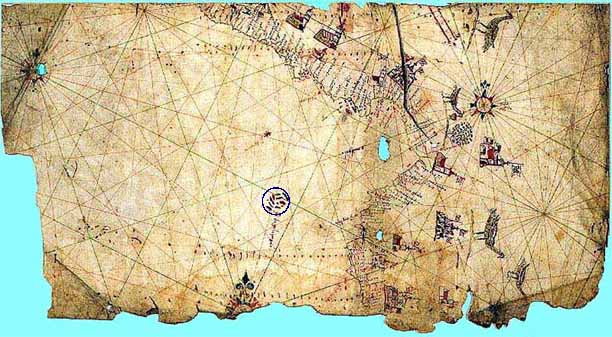 Image of 1530 vellum map Image of 1530 vellum map