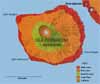 map of Fernandina Island map of Fernandina Island