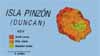 map of Pinzon Island map of Pinzon Island