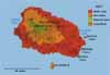 map of Santiago Island map of Santiago Island